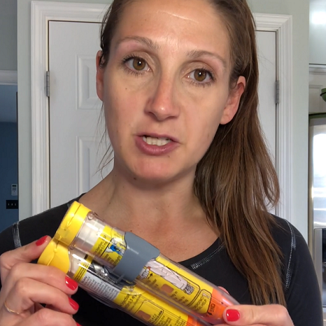 Kathryn Zajac talking about the EpiPen