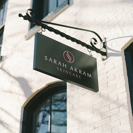 Sarah Akram Skincare Storefront in Alexandria, VA