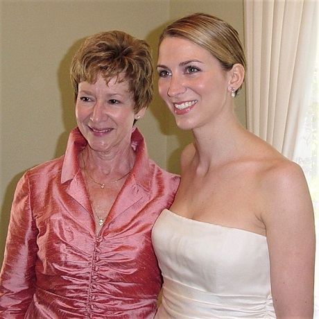 Dr. Megan Brown bridal picture with her mother
